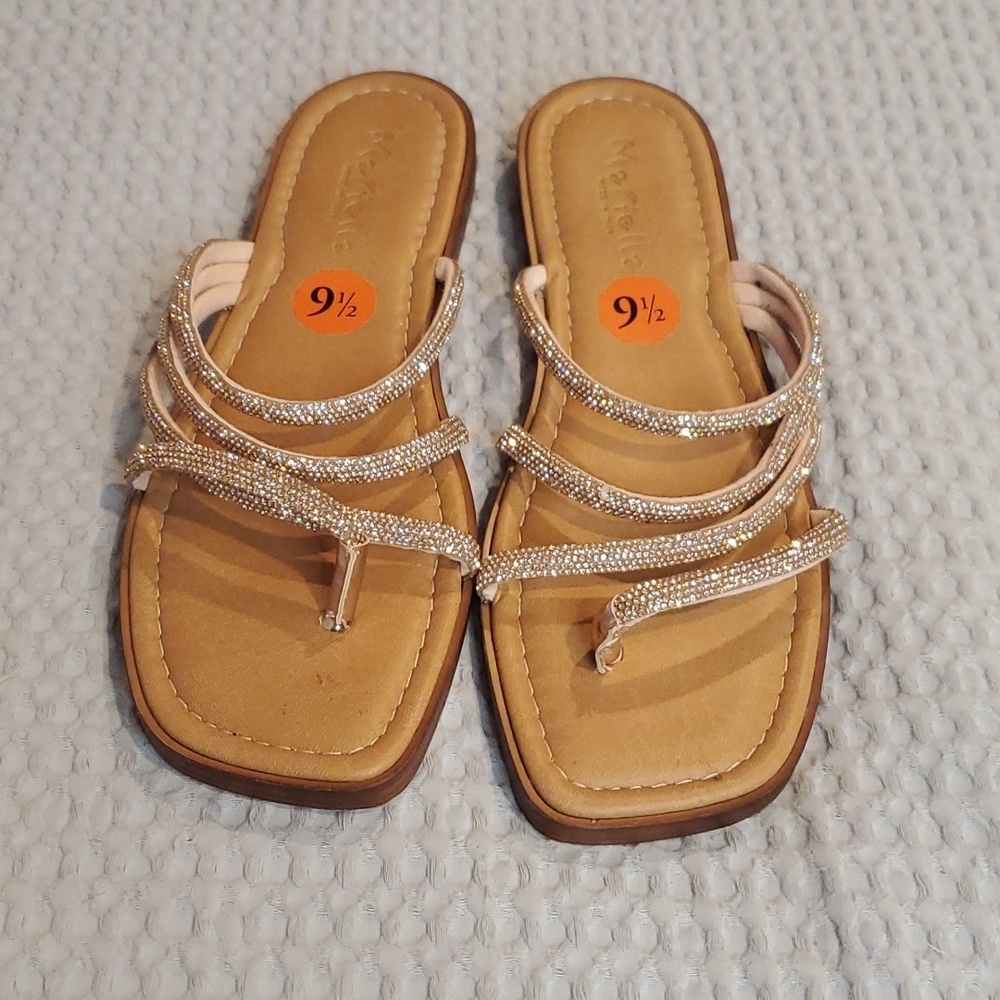 Rose gold Mariella sandals Size 9 1/2 (#4)